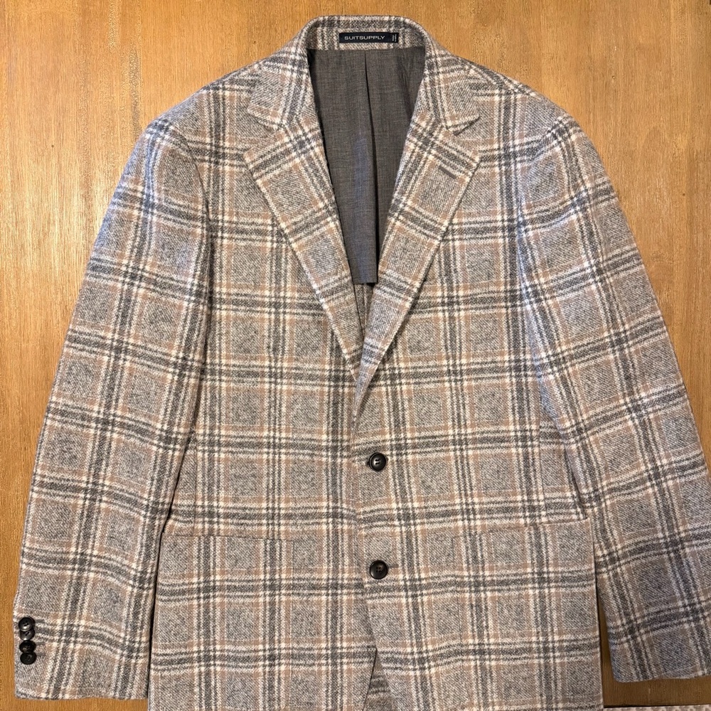 Suitsupply Alpaca Super-soft Blazer Size 38